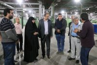 افتتاح تولید آزمایشی کارخانه صنایع پوشش ایران