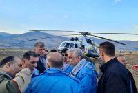 از همه امکانات و تجهیزات برای اطفای حریق جنگل های رودبار استفاده شود از همه امکانات و تجهیزات برای اطفای حریق جنگل های رودبار استفاده شود