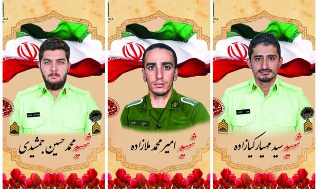 جزئیات مراسم تشییع پیکر شهیدان پلیس آگاهی گیلان