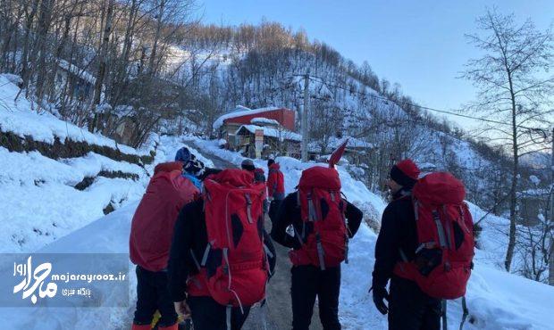کوهنوردان گرفتار شده در برف ارتفاعات شفت نجات یافتند