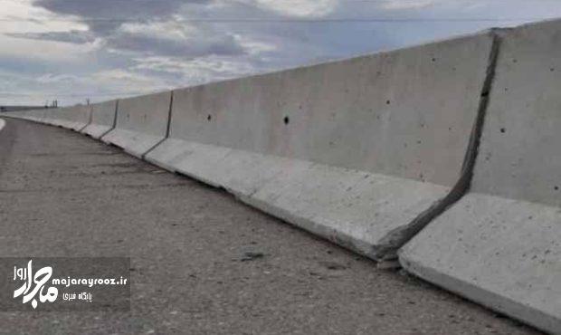 محورهای پرتگاهی اشکورات رودسر با نصب نیوجرسی ایمن سازی شد