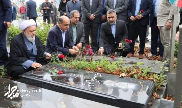 استاندار گیلان به مقام شامخ شهدای بندر آستارا ادای احترام کرد استاندار گیلان به مقام شامخ شهدای بندر آستارا ادای احترام کرد