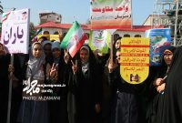 گزارش تصویری| راهپیمایی باشکوه یوم الله ۱۳ آبان در رشت