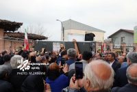 گزارش تصویری| وداع مردم گیلان با پیکر استاد ناصر مسعودی