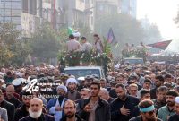 گزارش تصویری| تشییع پیکر هفت شهید گمنام در رشت