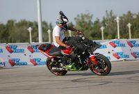 پایان رقابت نفس‌گیر موتورسواران در سومین اسلالوم گیلان