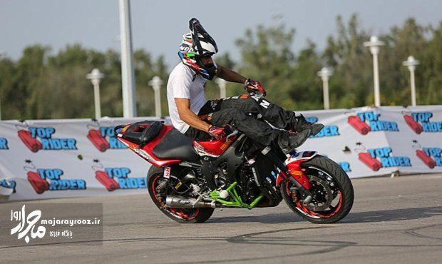 پایان رقابت نفس‌گیر موتورسواران در سومین اسلالوم گیلان