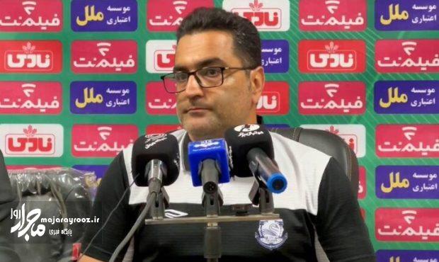 ملوان مستحق برد بود؛ بازی را کاملاً کنترل کردیم ملوان مستحق برد بود؛ بازی را کاملاً کنترل کردیم