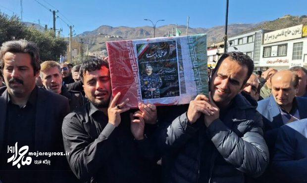 پیکر شهید «امیر محمد نظامیوند چگینی» در زادگاهش رودبار آرام گرفت