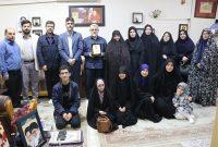 دیدار مسئولان و کانون‌یاران گیلان با خانواده شهید صادق زرین در قالب طرح «سپاس»