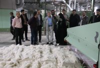 تولید آزمایشی سالن ریسندگی صنایع پوشش افتتاح شد تولید آزمایشی سالن ریسندگی صنایع پوشش افتتاح شد