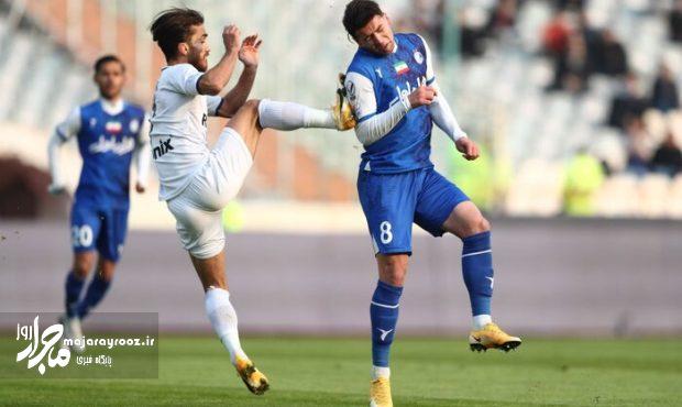 برتری چهار بر صفر استقلال تهران در مقابل ملوان بندرانزلی