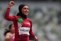 «فرزانه فصیحی» قهرمان دوی ۶۰ متر آسیا شد