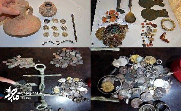 کشف بیش از ۱۰۰۰ قلم شیء عتیقه در گیلان
