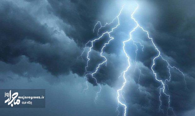 جان باختن مرد ۵۷ ساله شفتی بر اثر برخورد صاعقه