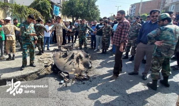 سقوط پهپاد دلیل اصابت اشیا ناشناس به چند نقطه در گرگان بود
