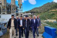 وزیر نیرو پس از ورود به گیلان از پروژه های راهبردی منابع آب و زیرساختی وزارت نیرو بازدید کرد وزیر نیرو پس از ورود به گیلان از پروژه های راهبردی منابع آب و زیرساختی وزارت نیرو بازدید کرد