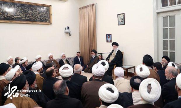 رهبر انقلاب: حوزه علمیه وامدار آیت الله جوادی آملی است رهبر انقلاب: حوزه علمیه وامدار آیت الله جوادی آملی است