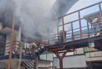 فیلم | آتش‌سوزی در مجتمع تجاری کاسپین منطقه آزاد انزلی