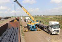 ارسال ۱۲۰۰ تن میلگرد از رشت به ترکمنستان با قطارهای باری