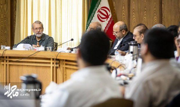 لاریجانی: حفظ ایران و جمهوری اسلامی اصل است؛ مذاکره باید عاقلانه و واقعی باشد لاریجانی: حفظ ایران و جمهوری اسلامی اصل است؛ مذاکره باید عاقلانه و واقعی باشد