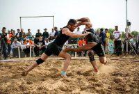 لنگرود میزبان رقابت‌های کشتی ساحلی کارگری کشور شد