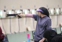 شکست رکورد ملی تپانچه بانوان؛ طوماری تاریخ‌سازی کرد