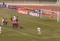 فیلم | ضربه نهایی ملوان در اراک؛ آلومینیوم در دقیقه‌های پایانی فرو ریخت