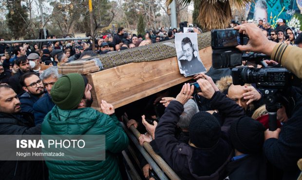 گزارش تصویری | مراسم تشییع پیکر «رضا رویگری»