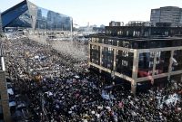 تجمع ده‌ها هزار نفر علیه رفتار وحشیانه اداره مهاجرت آمریکا در مینیاپولیس