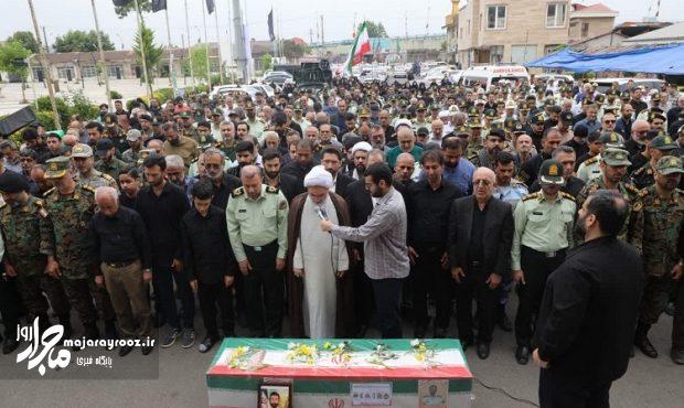 تشییع باشکوه پیکر شهید مدافع امنیت «سروان جواد جعفرزاده» در رشت برگزار شد تشییع باشکوه پیکر شهید مدافع امنیت «سروان جواد جعفرزاده» در رشت برگزار شد