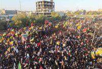تشییع باشکوه پیکر رهبر شهید انقلاب اسلامی در نجف اشرف؛ تجلی پیوند ناگسستنی ملت‌های ایران و عراق