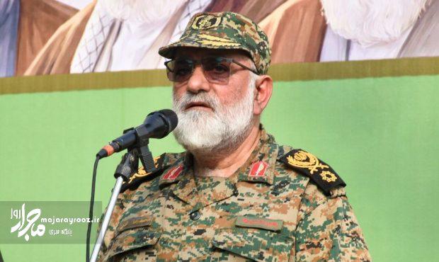 سردار نقدی در رشت: اهداف دشمن برای تغییر نظام و تجزیه ایران با شکست مواجه شد